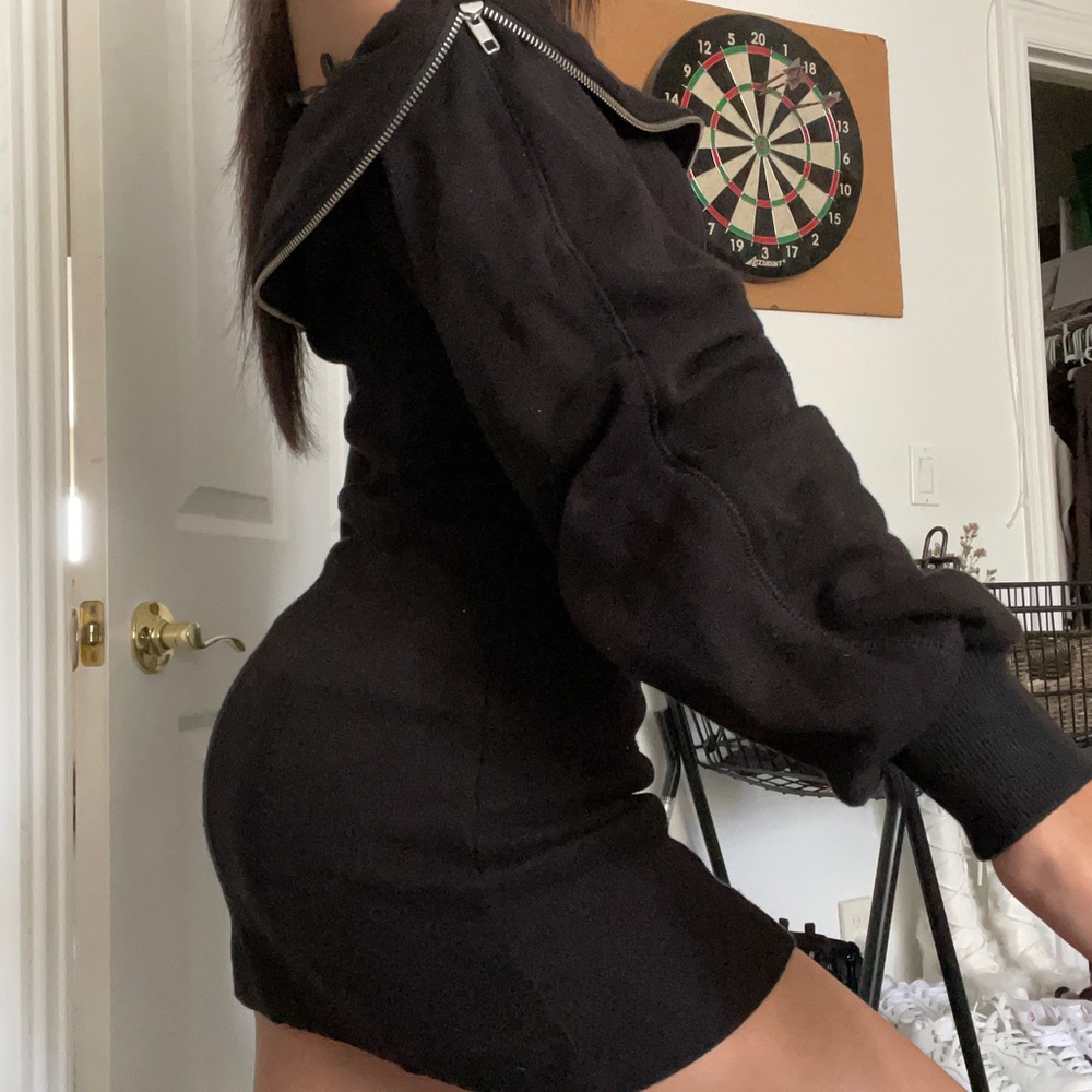 Kendall + Kylie off shoulder sweater dress